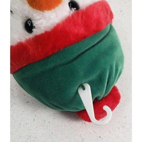 Snowman Plush 14" Green Winter Hat Red Scarf Exclusive Design From AGC Inc - Picture 10 of 12